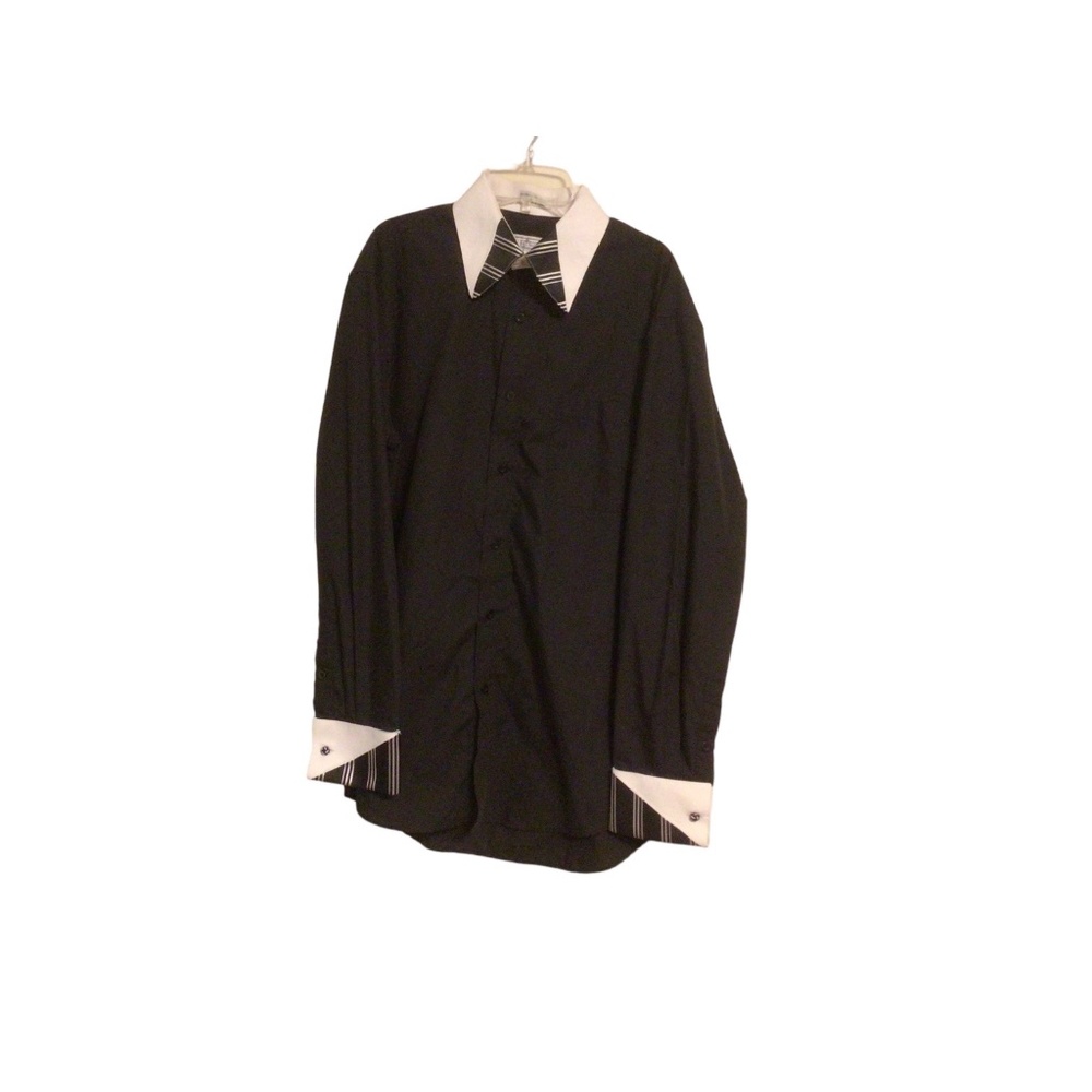 D & E Collection Button-Up Dress Shirt 15.5